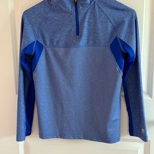 Champion Blue and Gray Quarter-Zip Pullover